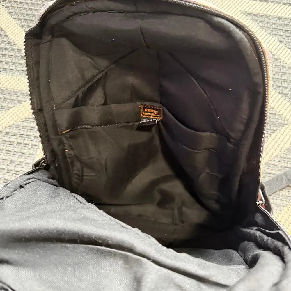 Rising International Made in Nepal Hemp Backpack - Tie Dye